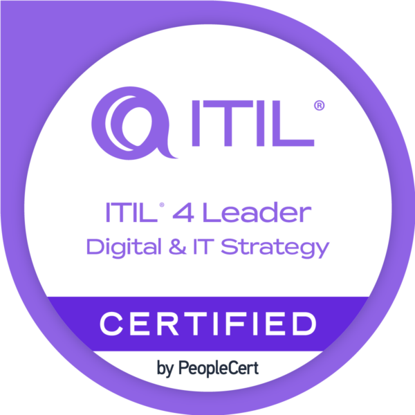 ITIL 4 Leader Digital IT Strategy Agilizing